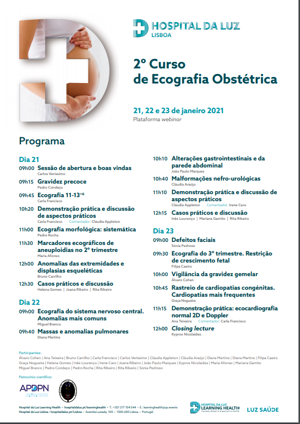 2º Curso de Ecografia Obstetrica